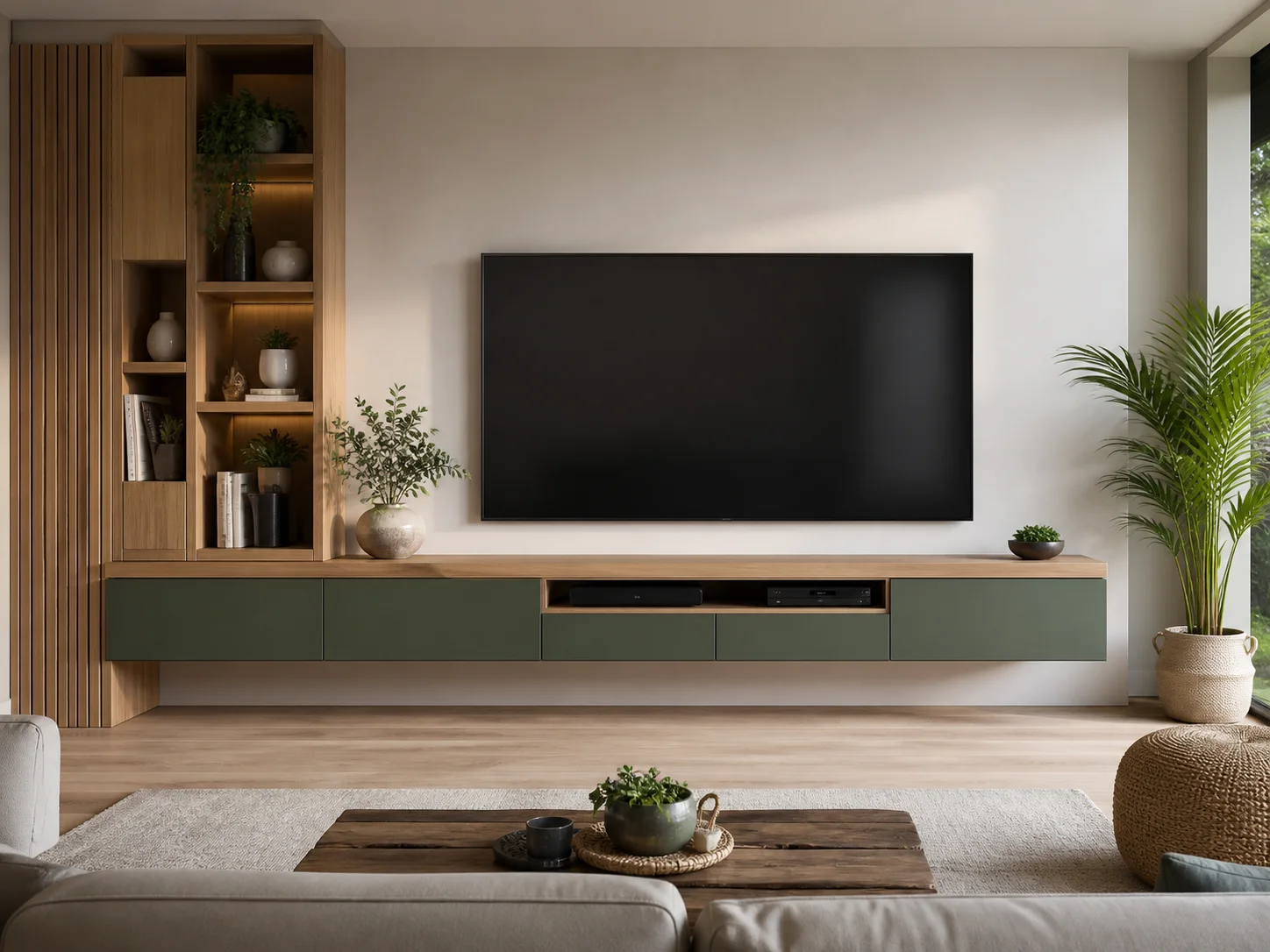 Modüler TV Ünitesi uygulama örneği