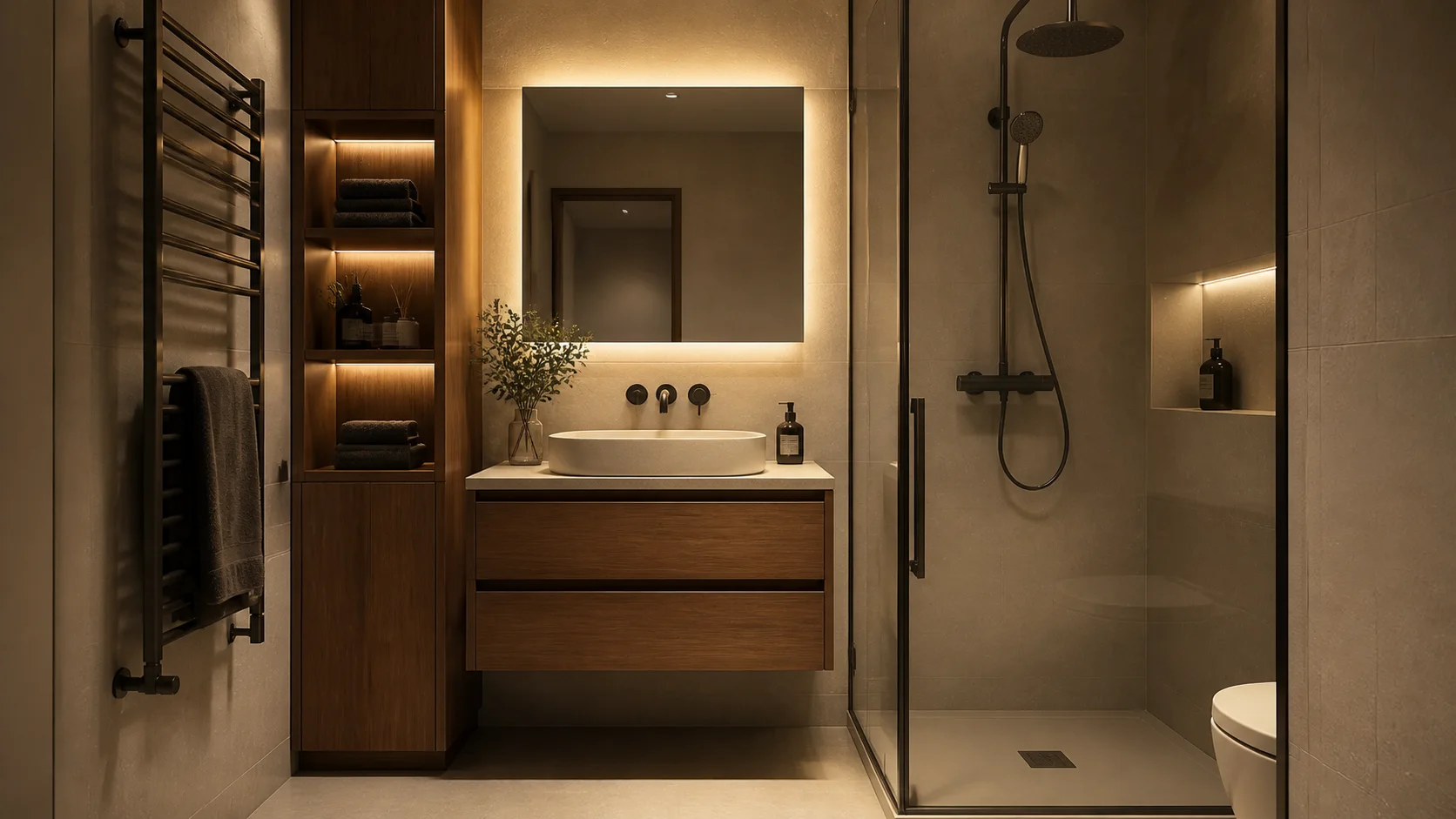 Kompakt Ceviz Banyo projesi